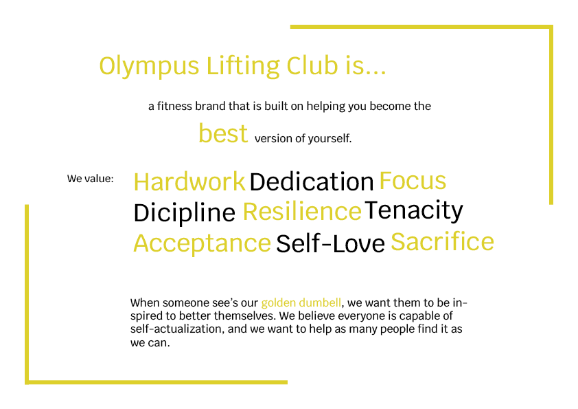 olympus lifting club brand guidelines