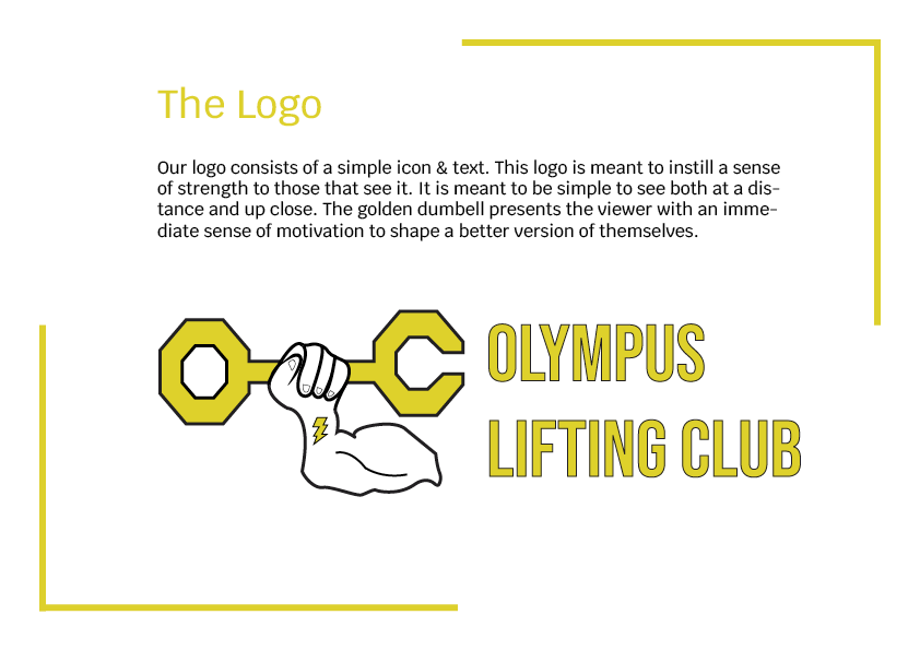 olympus lifting club brand guidelines