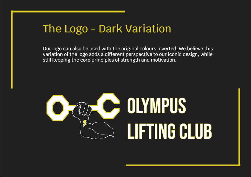 olympus lifting club brand guidelines