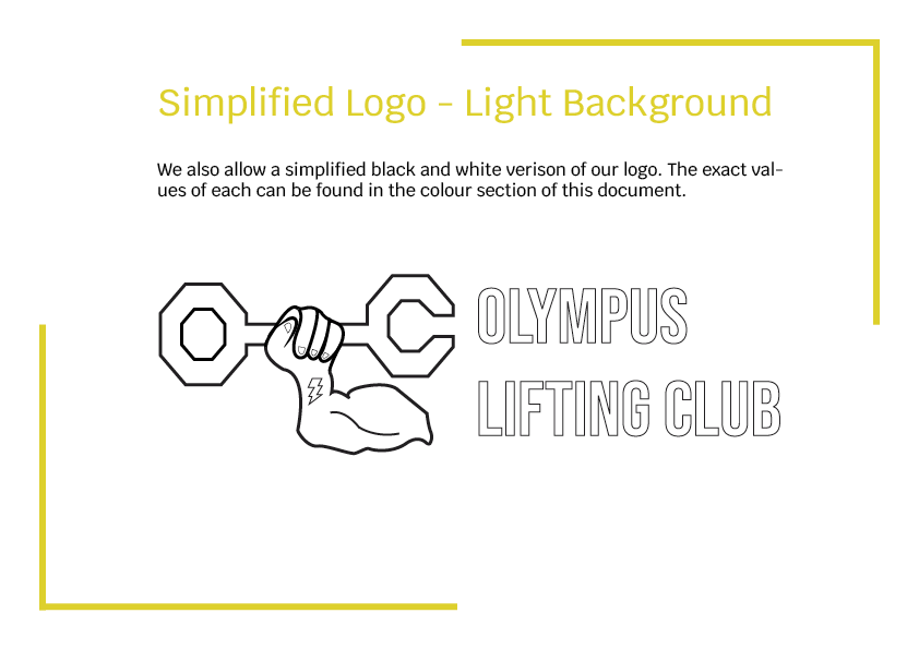 olympus lifting club brand guidelines