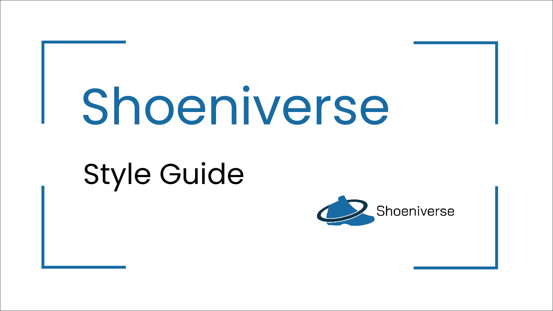 shoeniverse style guide page one